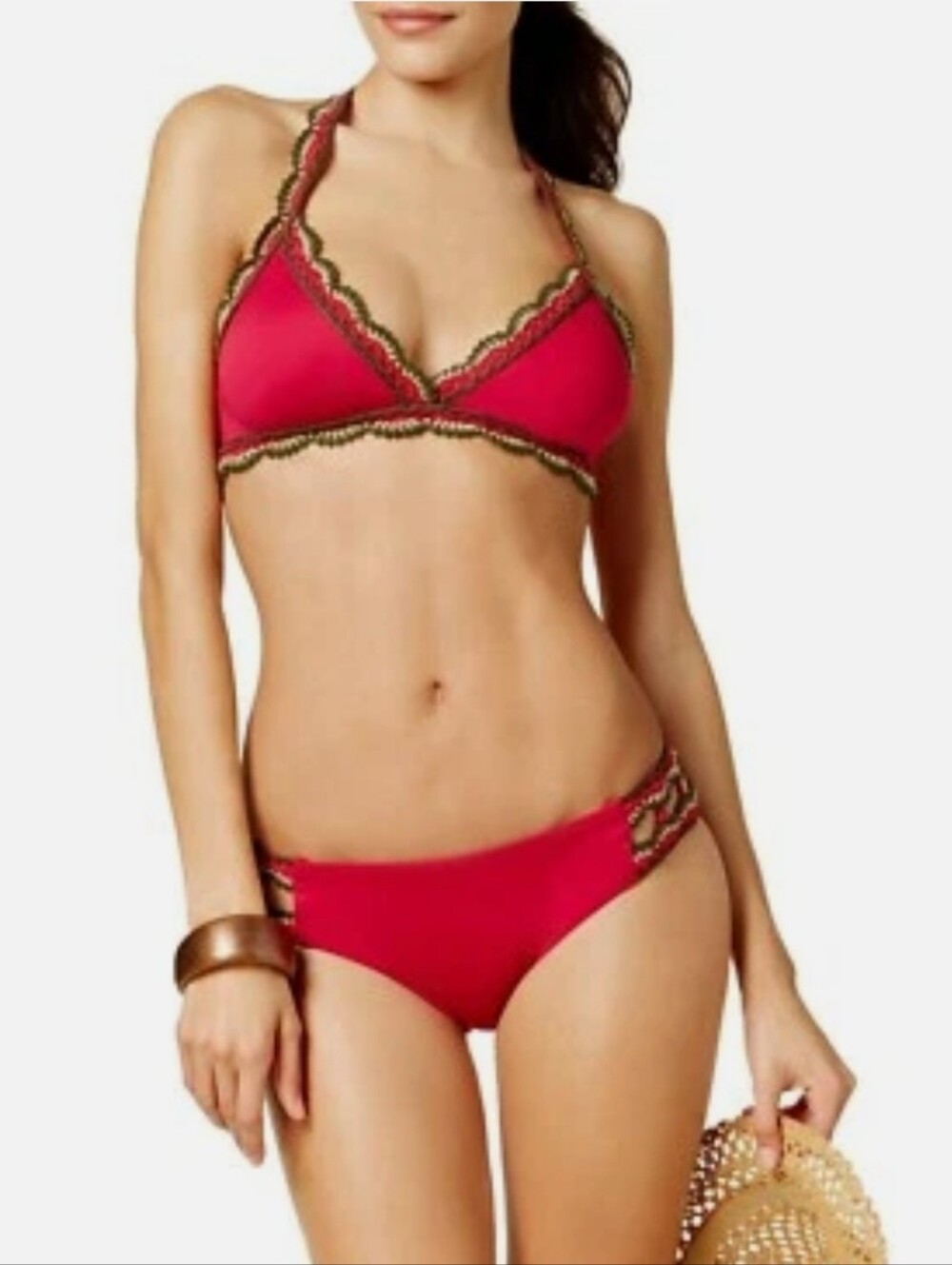 BECCA Rebecca Virtue Medina Bikini Set with Crochet Trim